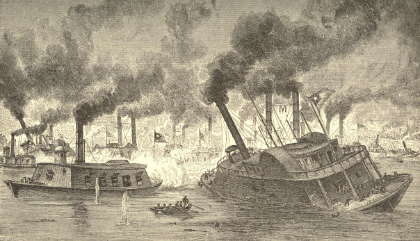 The Battle of the Rams at Memphis, June 6, 1862