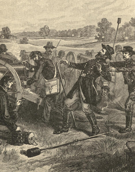 Death of General Sedgwick at Spottsylvania. May 9, 1864